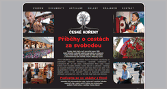 Desktop Screenshot of ceskekoreny.cz