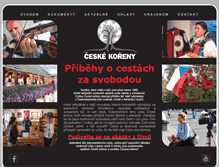 Tablet Screenshot of ceskekoreny.cz
